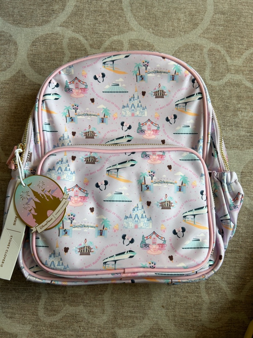 Disney Stoney Clover Lane backpack Walt Disney World NWT